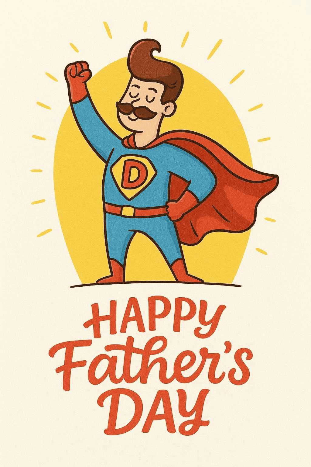 Super Dad Fathers Day Card